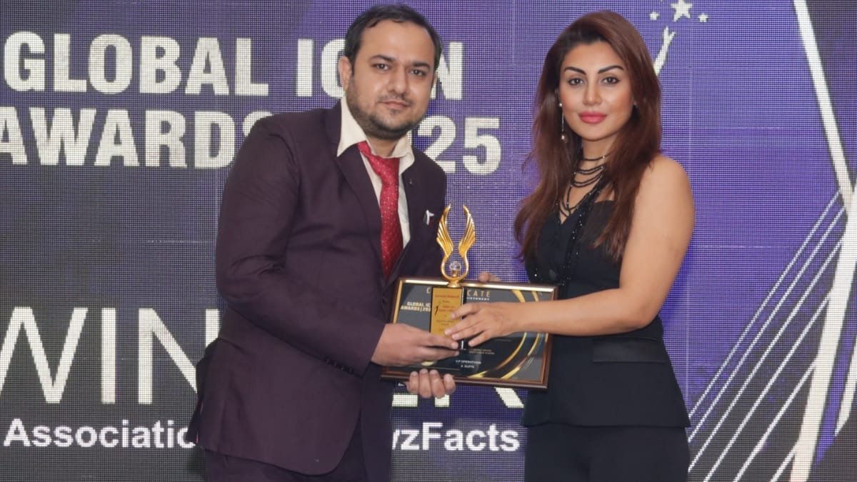 Seospidy CEO Rahul Sharma Honored with Digital Excellence Award 2025 at Global Icon Awards Ceremony