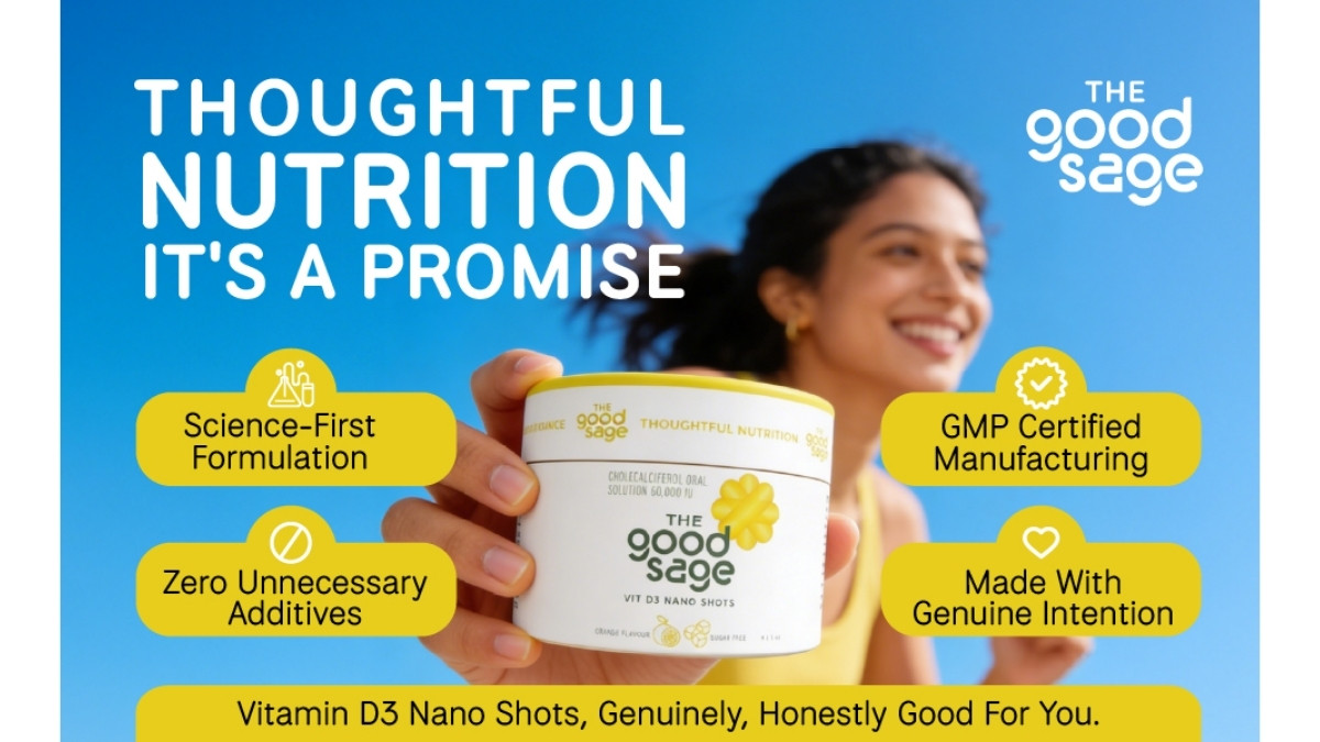The Good Sage Launches India’s First AI-Based Vitamin D3 Assessment Tool – Free, 2-Minute Test Requires No Blood Sample