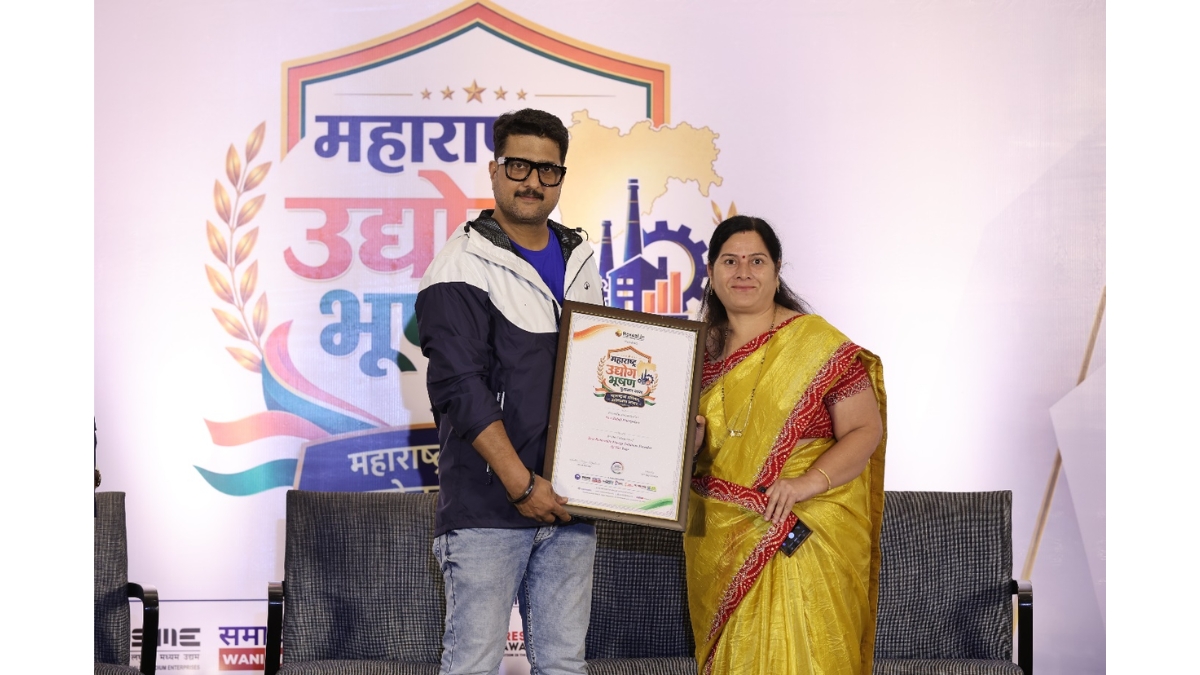 New Balaji Enterprises Honoured as the Best Renewable Energy Solutions Provider of the Year at Maharashtra Udyog Bhushan Puraskar 2026