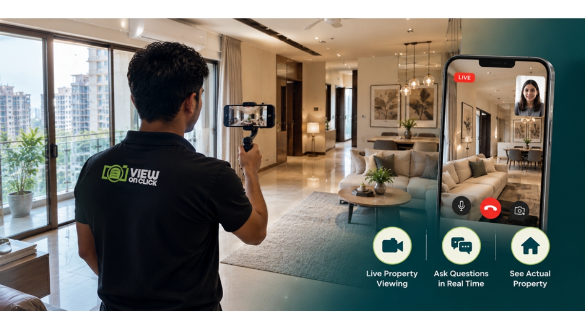 Can’t Be There to Show Your Property? View On Click Brings Live Property Viewing to Noida and Delhi NCR