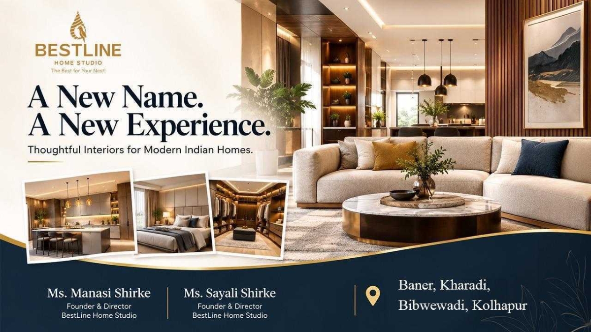 A New Name. A New Experience. Women-Led BestLine Home Studio Begins Its Modern Home Interiors Journey from Pune