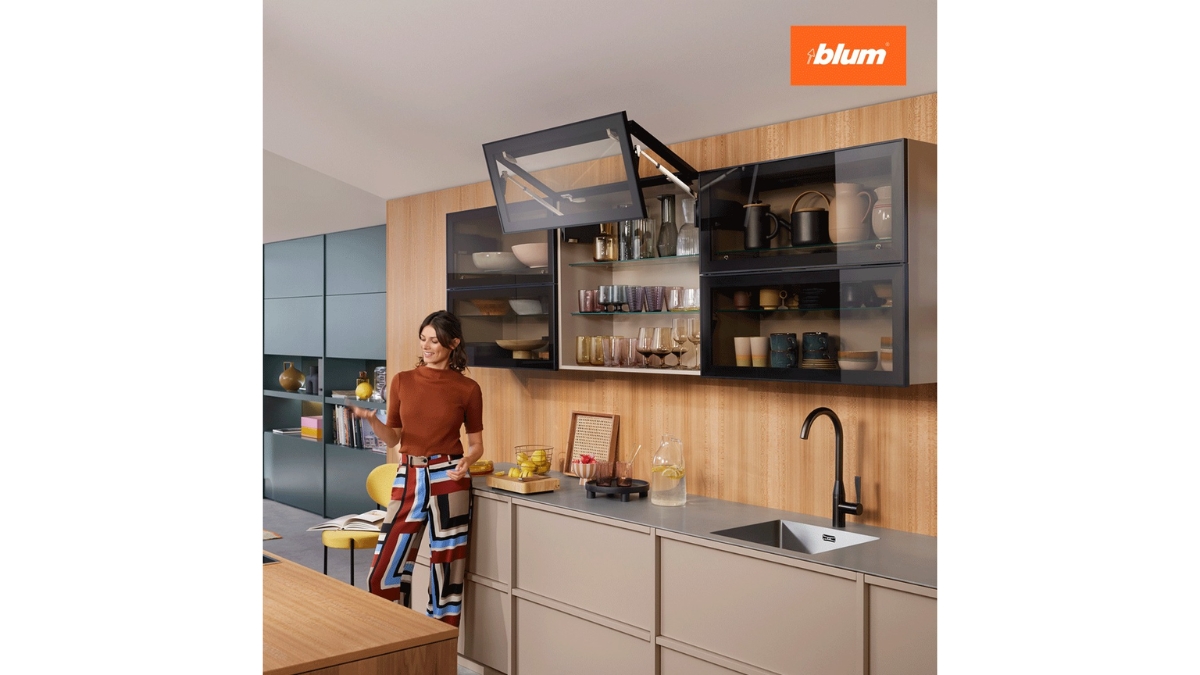 Redefining freedom in designing wall cabinets with Blum’s AVENTOS HF top